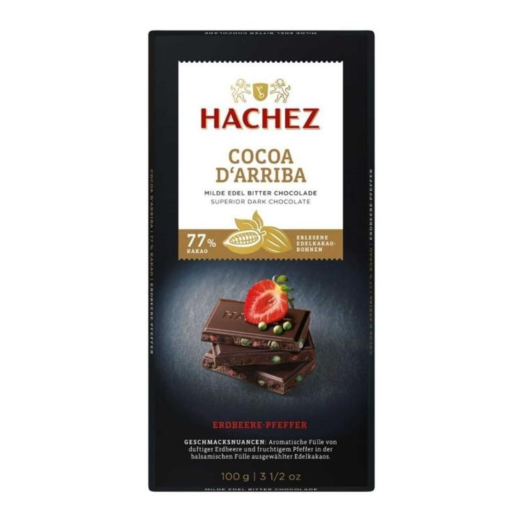 Hachez 可可士多啤梨香辣朱古力 100g