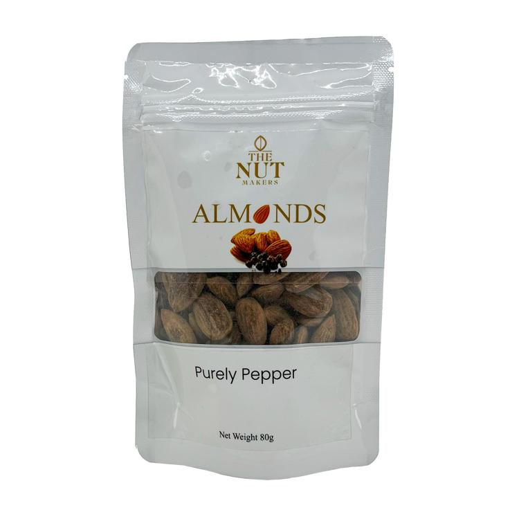 ''The Nut Makers'' 胡椒味乾烤杏仁 80G