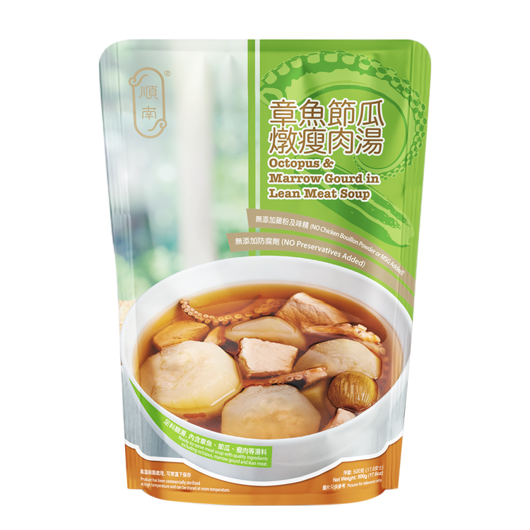 章魚節瓜敦瘦肉湯 500g