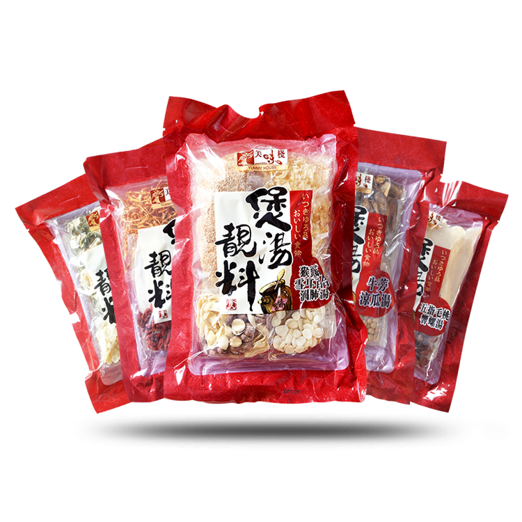 煲湯靚料5連包裝優惠套裝  635g