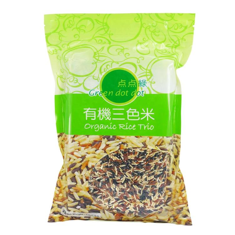 點點綠有機三色米  1kg