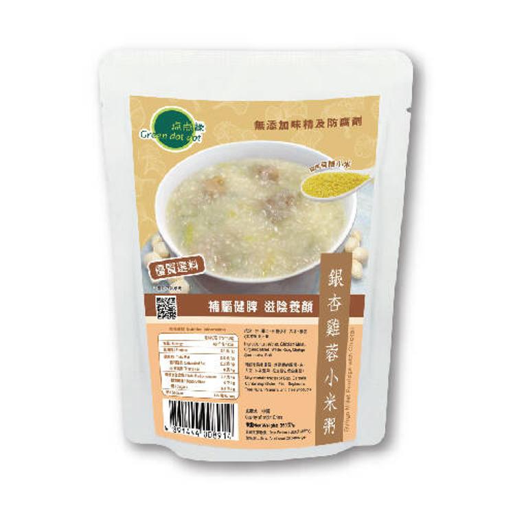 點點綠銀杏雞蓉小米粥 350g