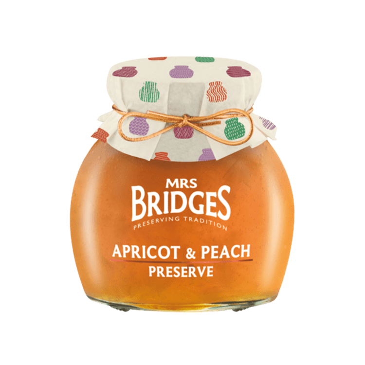 英國Mrs Bridges 杏桃香桃果醬 340g