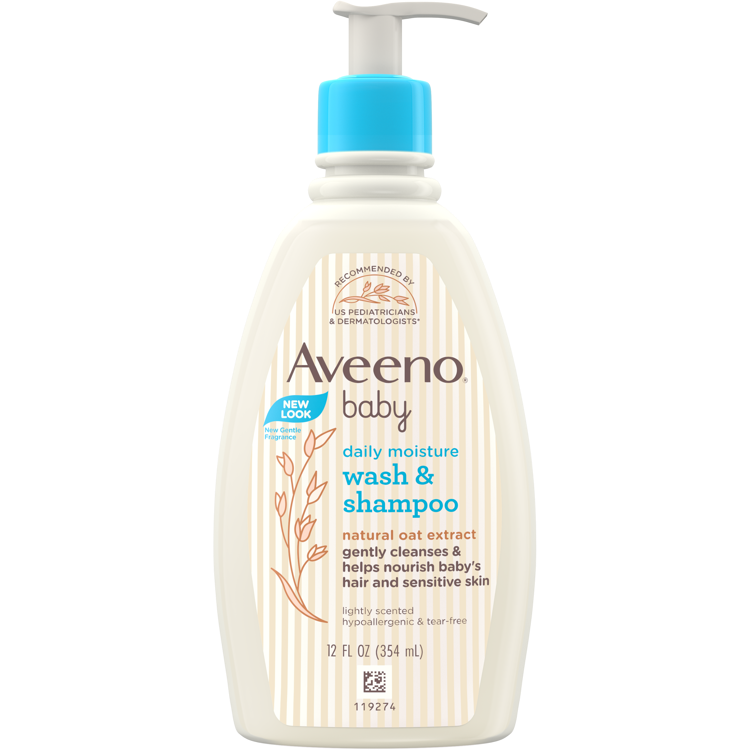 (AB01)Aveeno嬰兒天然燕麥沐浴洗髮露 354ml