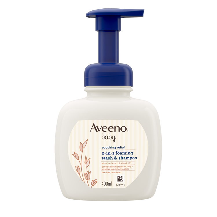 Aveeno Baby嬰兒2合1泡沫沐浴洗髮露 400毫升