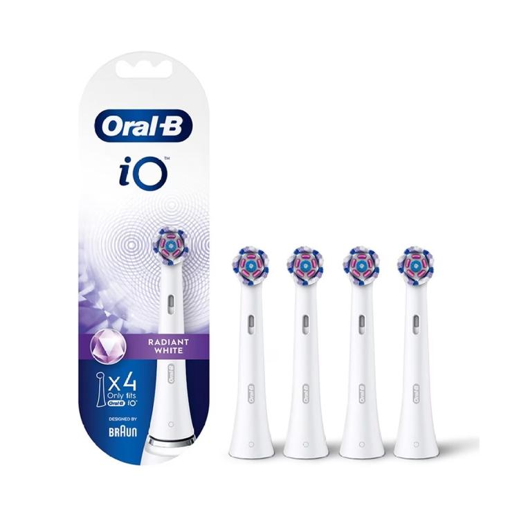 Oral-B iO 美白至臻刷頭4支裝 ( 白色)
(只適用於 iO 電動牙刷)