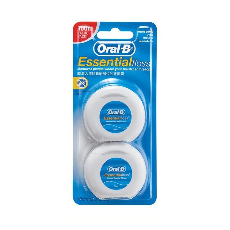 Oral-B 微蠟牙線 50米 (孖裝)