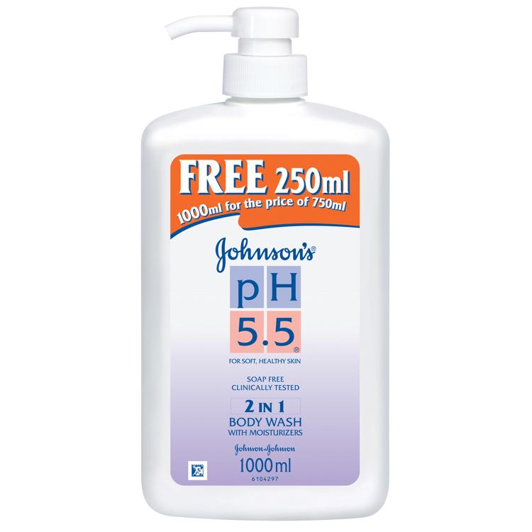 強生PH5.5(二合一)沐浴露1000ML