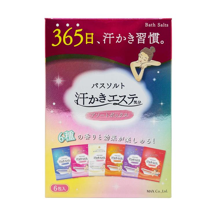 美善汗蒸全身美容浴盬６種不同香氣.每包35克