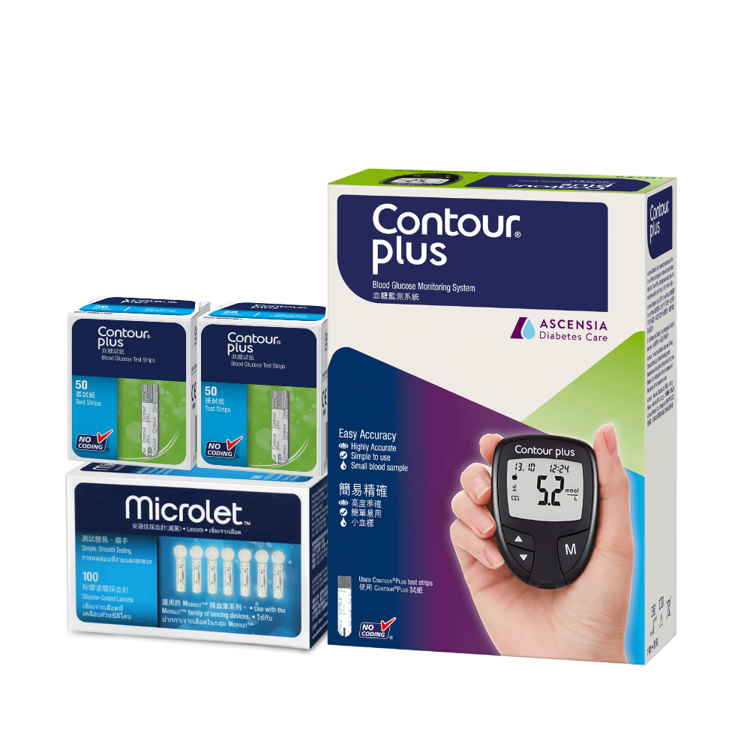 Contour Plus 血糖機套裝