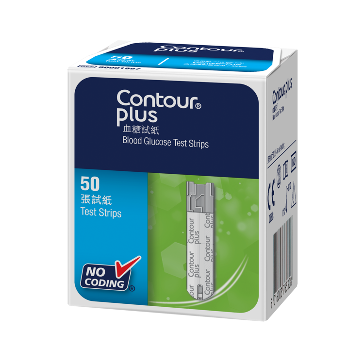 Contour Plus 血糖試紙50片裝