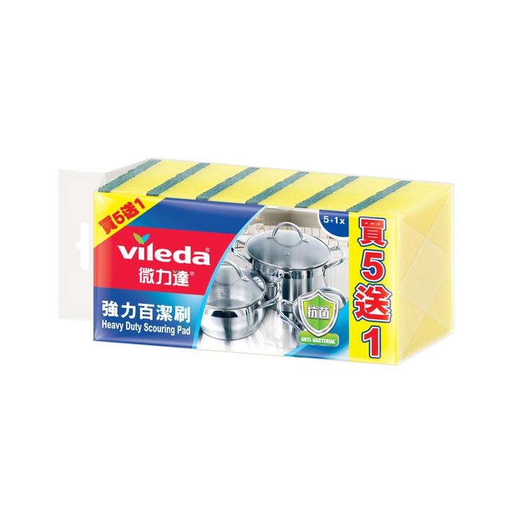 強力百潔刷5+1片裝
