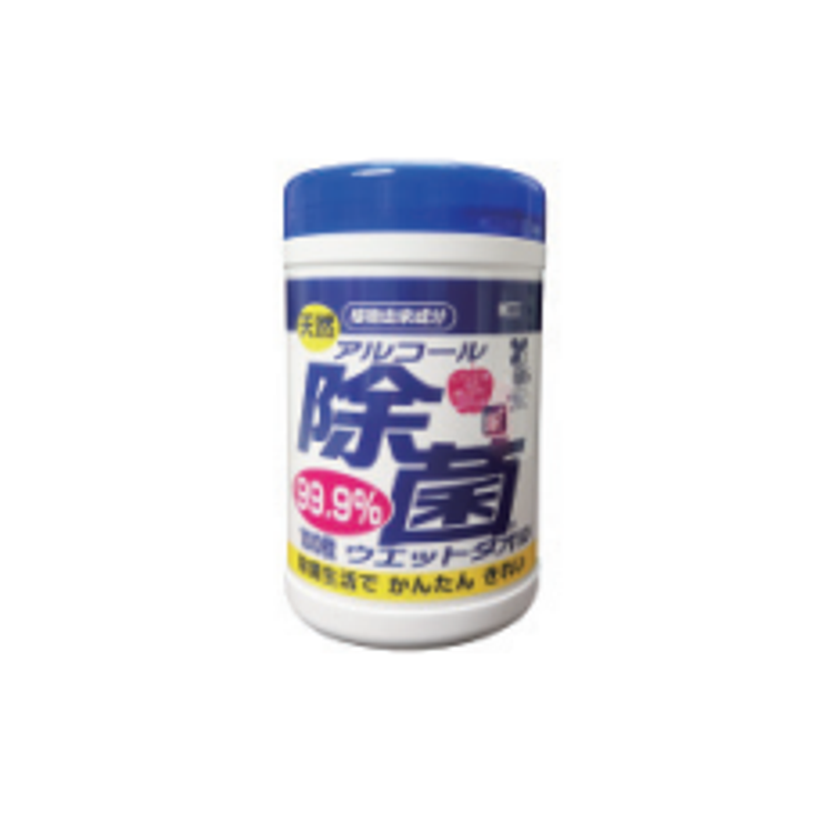 Koyo 酒精和銀離子 99.9% 消毒除菌濕巾 100片