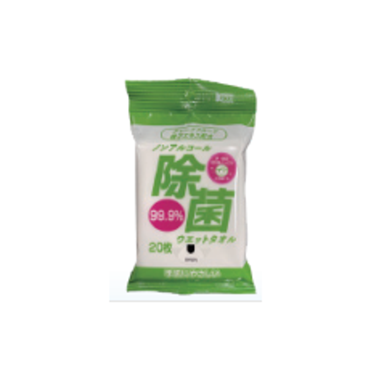 Koyo 不含酒精 99.9% 消毒除菌濕巾 20's