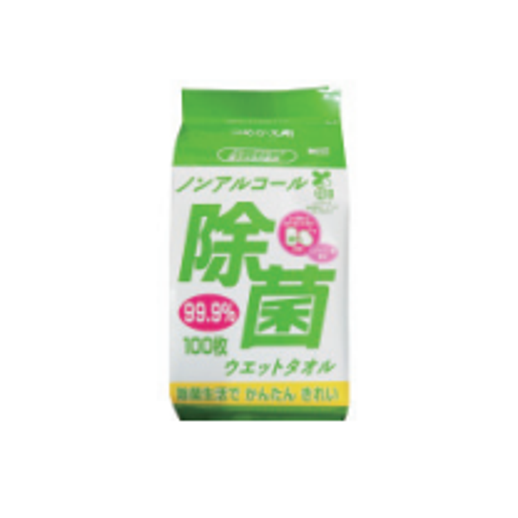 Koyo 不含酒精 99.9% 消毒除菌濕巾 100片 補充裝