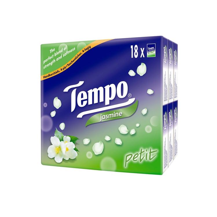 Tempo 迷你紙手巾18包x7片 (苿莉花味)