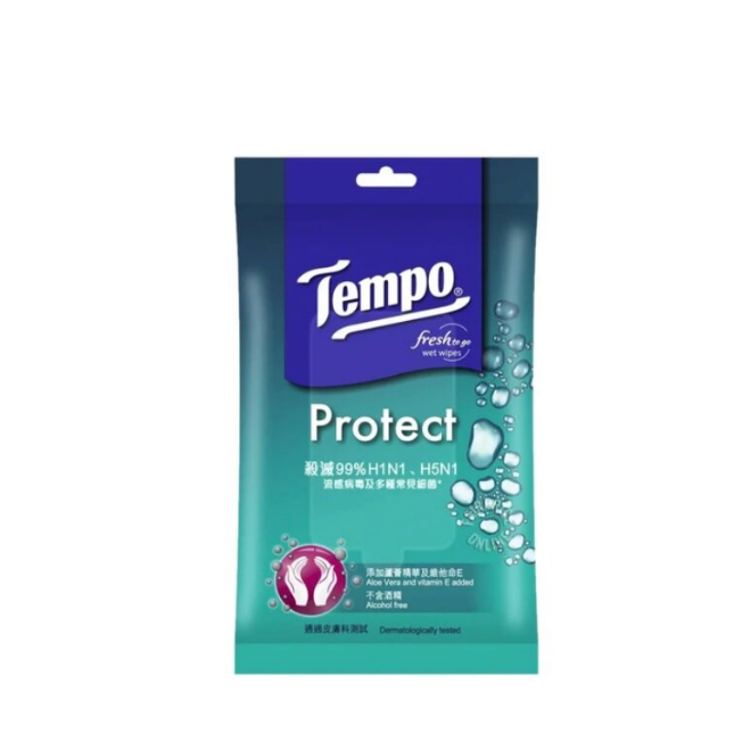 Tempo 抗菌倍護濕紙巾10片裝
