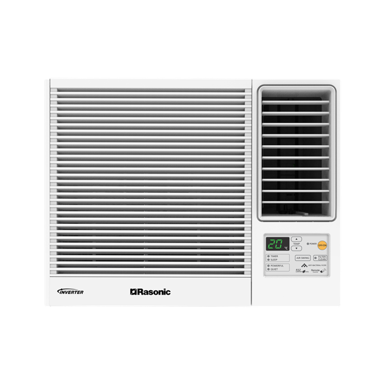 Inverter Plus - 窗口式冷氣機(淨冷無線遙控型)(0.75匹)   白色